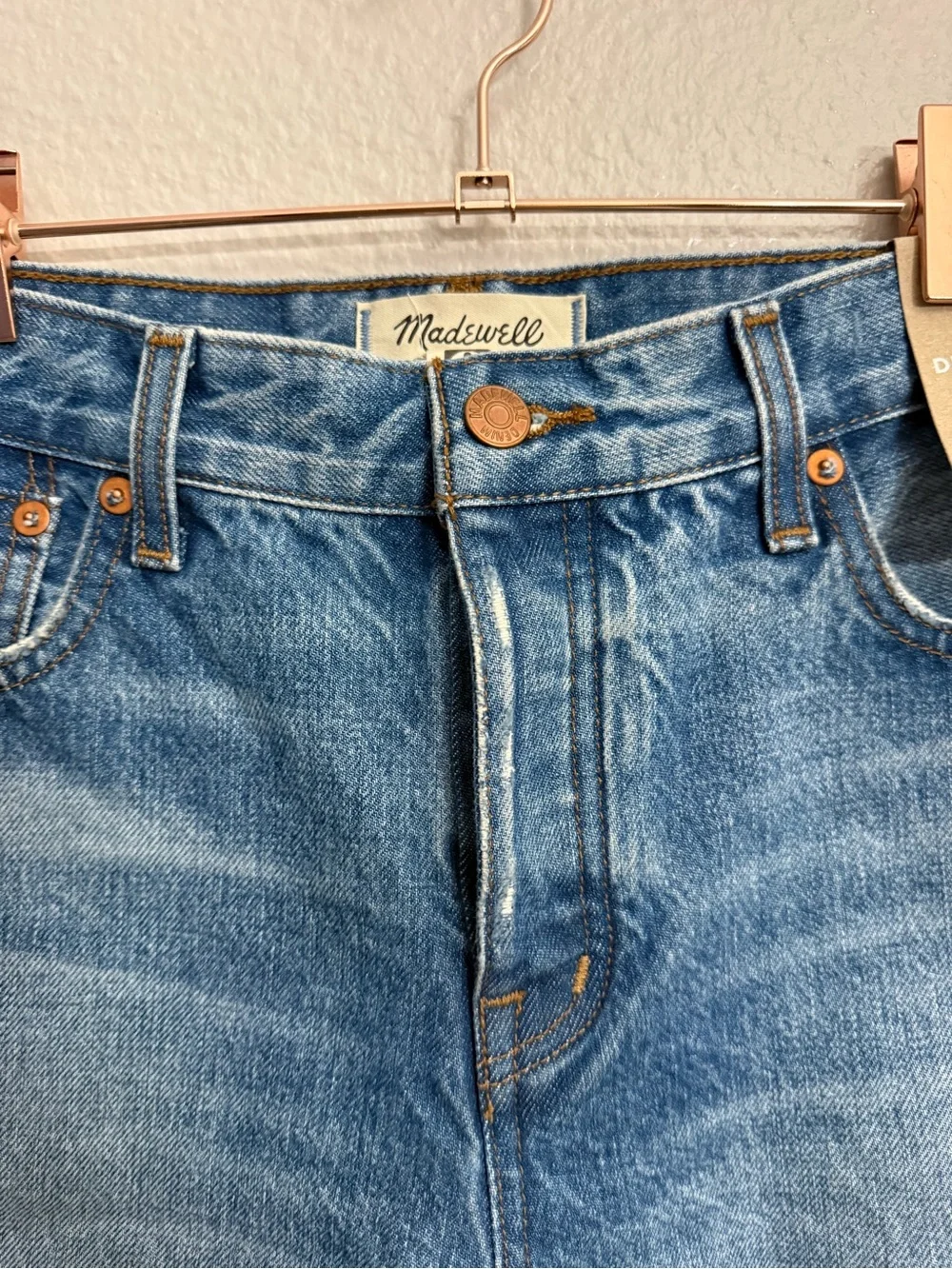 Madewell Long Denim Shorts